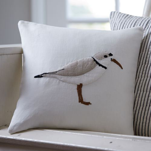 Taylor Linens 'Sandpiper Porch' Linen Down Throw Pillow & Reviews Wayfair